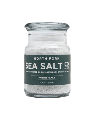 Open image in slideshow, North Flake Sea Salt Salt North Fork Sea Salt 4 oz. 
